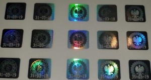 naklejka hologramowa 2019